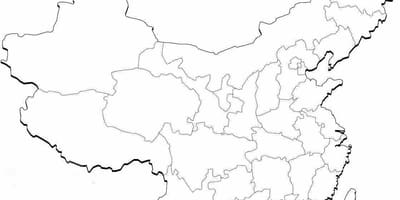 Mapa Číny kvíz