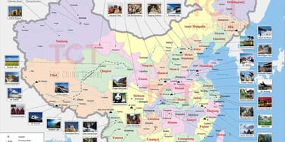 Mapa China peak