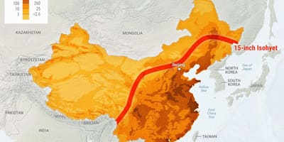 China southern mapě